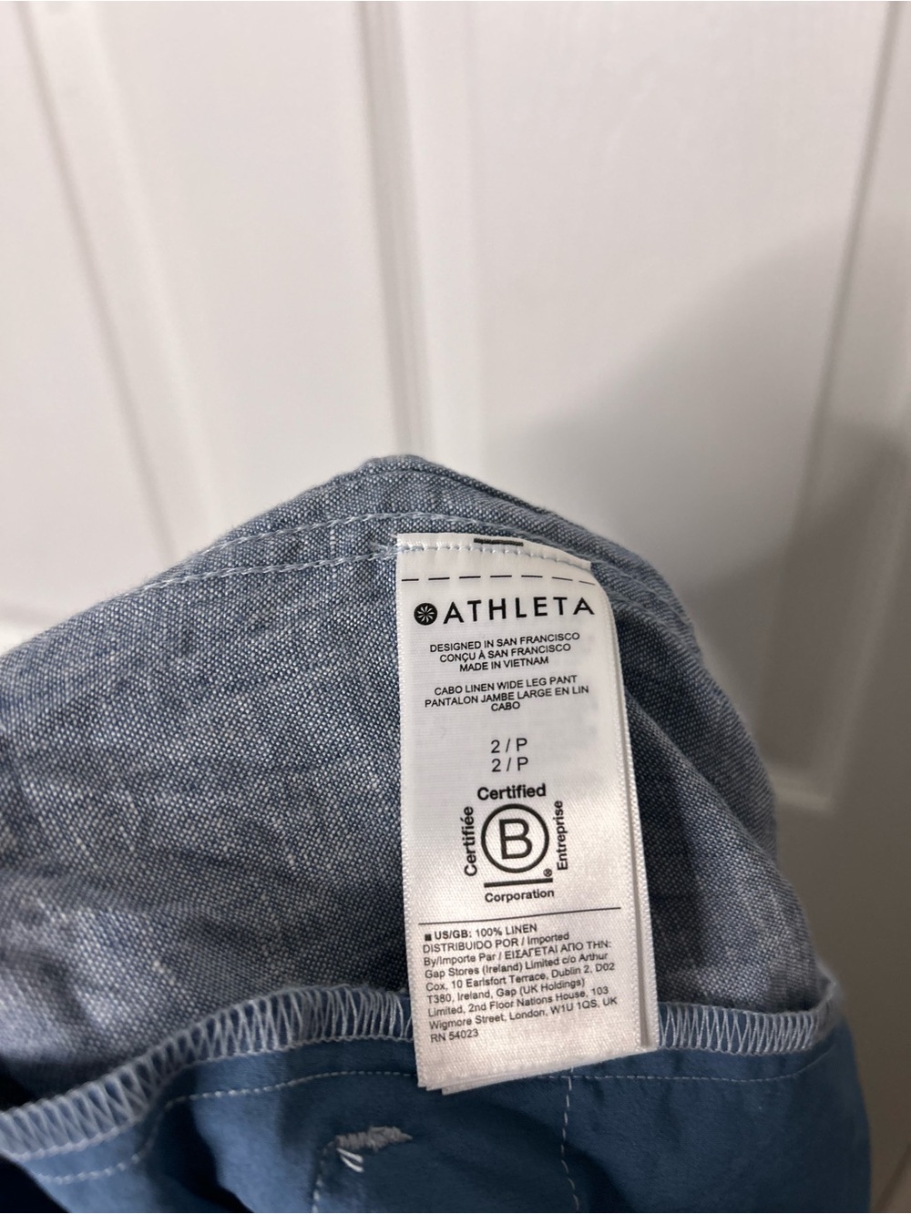 Athleta Cabo Linen Wide Leg Pants - Picture 14 of 16